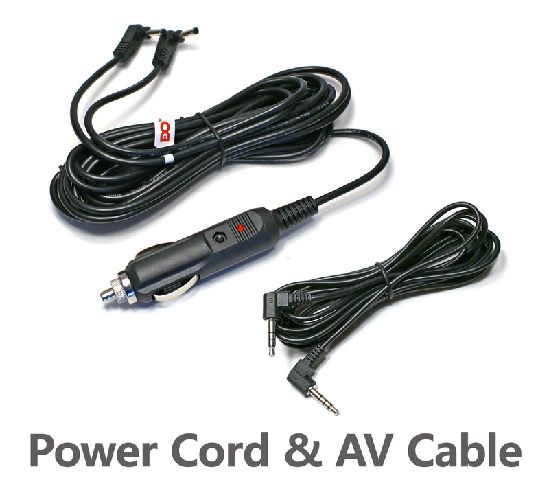 [Australia - AusPower] - EDO Tech 11 Ft Car Charger Adapter Power Cord & 10 Ft Audio Video Av Cable for Philips Dual Screen Portable DVD player Pet941d/37 Pd9012m/37 Pd9016/37 Pd9000/37 Pb9011/37 Pd7012/37 Ly-02 Ay4133 Ay4197 