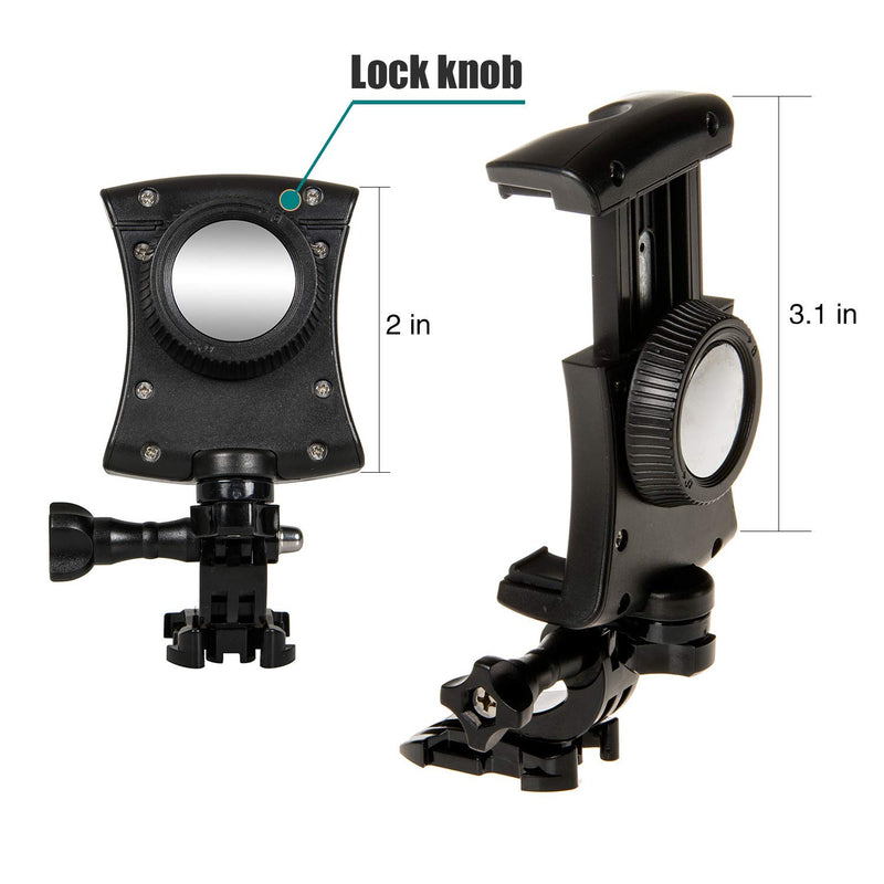 [Australia - AusPower] - Coreal Mobile Phone Chest Mount Harness Strap Holder Cell Phone Clip Action Camera POV for Samsung iPhone Plus etc 