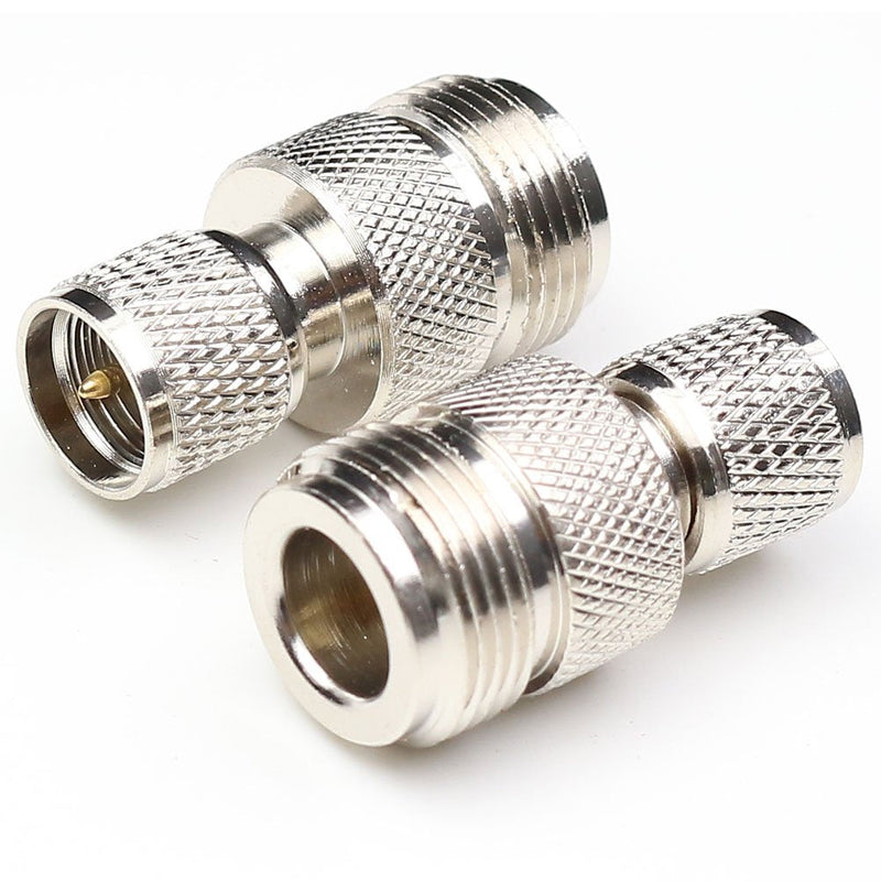 [Australia - AusPower] - ANHAN Mini UHF Male to N Female Connector, N Type to Mini UHF Coax adapters Mini UHF coaxial Connectors RF Adapter Jack 5Packs 