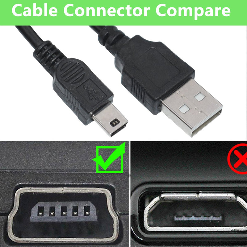 [Australia - AusPower] - Toeasor Replacement USB Interface Data Transfer Cable Cord Compatible with PowerShot EOS DSLR Cameras and Camcorders 