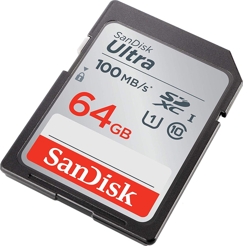 [Australia - AusPower] - Canon EOS Rebel T5 Memory Card SanDisk SD Ultra SD Memory Card Bundle with Everything But Stromboli Memory Card Reader (64GB) 
