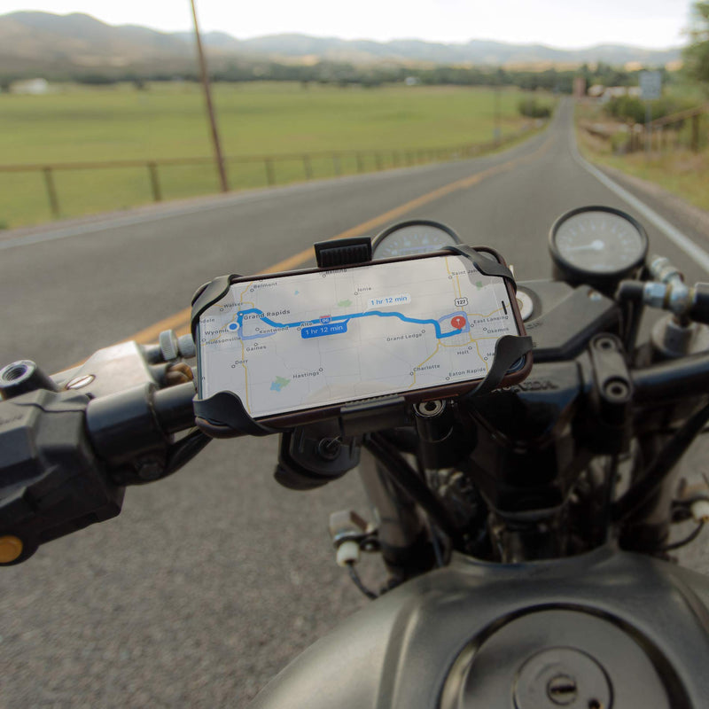 [Australia - AusPower] - Roam Handlebar Bike Phone Mount - Universal, Adjustable Bicycle Phone Holder for Motorcycle, Classic, Electric and Mountain Bike - Compatible with iPhone & Android Devices 