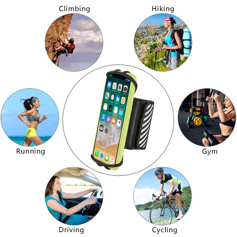 [Australia - AusPower] - WANPOOL Walking Wristband / Forearm Band Phone Holder for iPhone Xs / X and Other 4.5 – 6 Inch Phones 