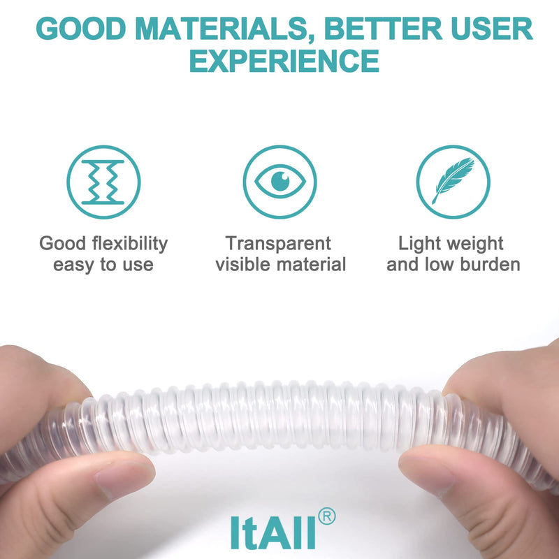 [Australia - AusPower] - 2PCS ItAll Hose Supplies Compatible with N20, Replacement Short Tube Assembly Compatible with N20, Package Included 2PCS Short Tube,2PCS Elbow & 2PCS Swivel 