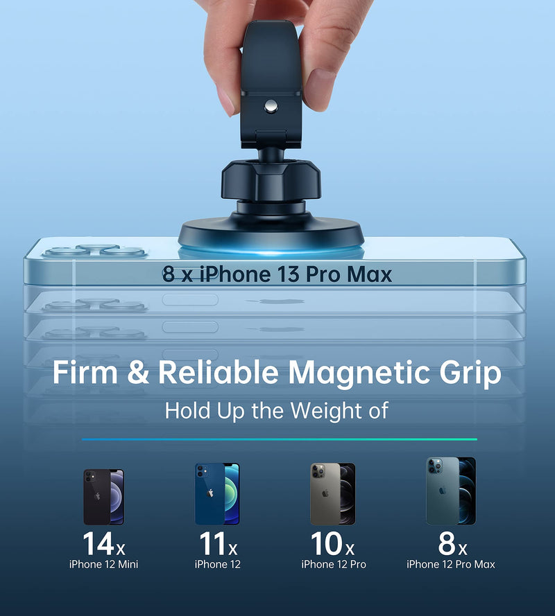 [Australia - AusPower] - Magnetic Car Mount Holder - Magnet Air Vent Phone Mount Compatible with-MagSafe iPhone 13 12 Pro Max Mini, Adjustable Mag Safe Phone Holder for Car 