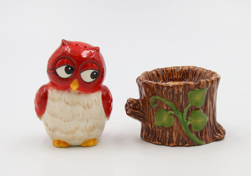 [Australia - AusPower] - Cosmos Gifts 10908 Owl on Tree Salt and Pepper Set, 3-Inch 