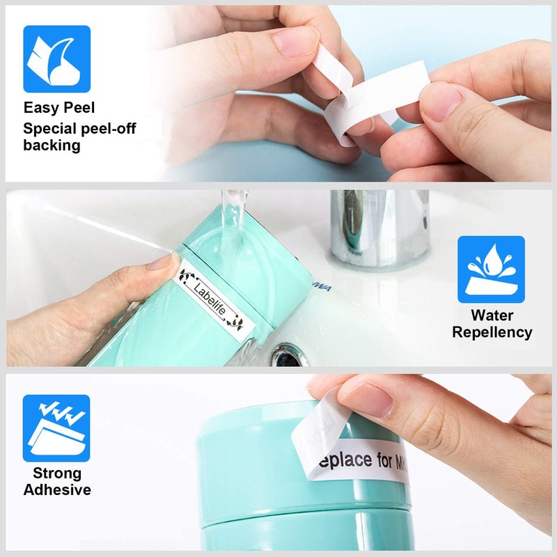 [Australia - AusPower] - Labelife Compatible Dymo File Folder Labels Replacement for dymo Label 30327 ( 30576 ) 9/16"x 3-7/16" LW Labels for Dymo LabelWriter 450, 450 Turbo, 450 Twin Turbo, 450 Duo, 4XL, 400 Printer, 6 Rolls 