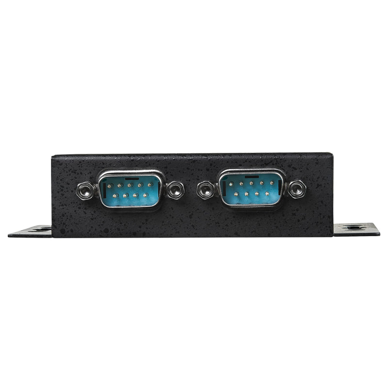 [Australia - AusPower] - StarTech.com USB to Serial Adapter - 2 Port - Wall Mount - Din Rail Clips - Industrial - COM Port Retention - FTDI - DB9 (ICUSB2322I) 