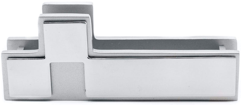[Australia - AusPower] - Modern Modular Chrome-Plated Matte Business Card Stand 