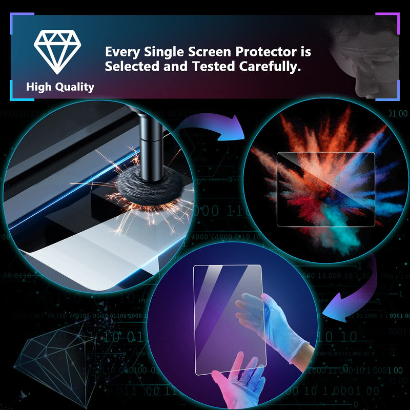 [Australia - AusPower] - SXCY Screen Protector for 2020 2021 2022 Corolla Touch Screen Protective Film 2021 Toyota Corolla Accessories Tempered Glass HD Clear 9 Hardness Navigation Display Screen Cover (8 inch with 8-button holes) 8 inch with 8-button holes 
