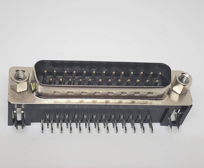 [Australia - AusPower] - PC Accessories - Connectors Pro 10-Pack DB25 Male Right Angle PCB Mount Connector, 90 Degree D-Sub 10-PK 