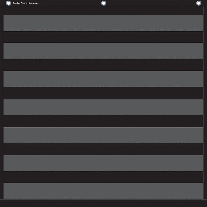 [Australia - AusPower] - Teacher Created Resources Black 7 Pocket Chart (20740) 