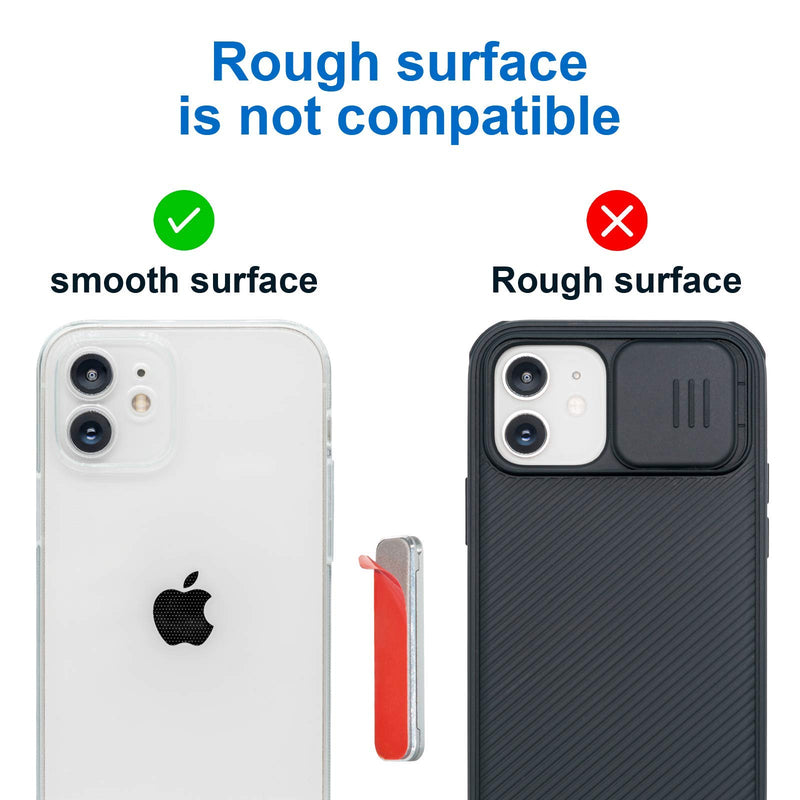 [Australia - AusPower] - Phone Kickstand ,Multi-Angle Aluminum Kickstand(Adjustable Angle)(Vertical and Horizontal Stand) Compatible with Any Phone Black 
