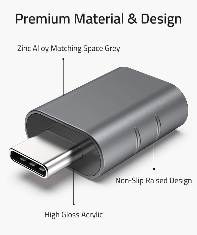 [Australia - AusPower] - Syntech USB C to USB Adapter, USB C Male to USB 3 Female Adapter Compatible with iPad Pro 2021, MacBook Pro 2020 and More 