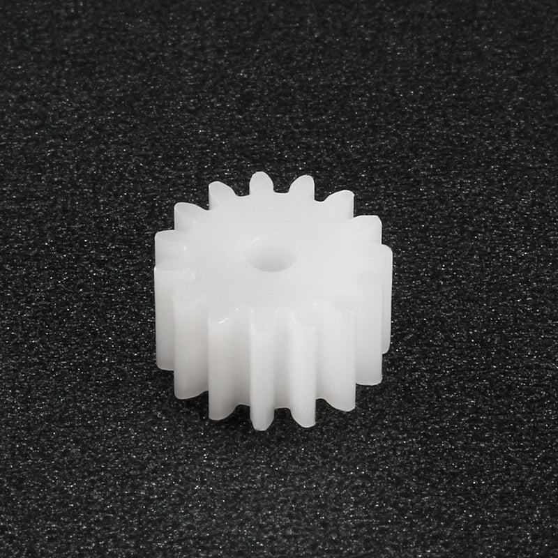 [Australia - AusPower] - uxcell 20pcs Plastic Gears 15 Teeth Model 152A Reduction Gear Plastic Worm Gears for RC Car Robot Motor 