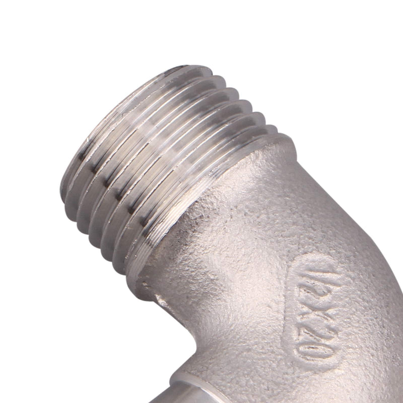 [Australia - AusPower] - DERNORD 3/4" Hose Barb x 1/2" Male NPT Stainless Steel 90 Degree Elbow- Home Brew Pipe Fitting 