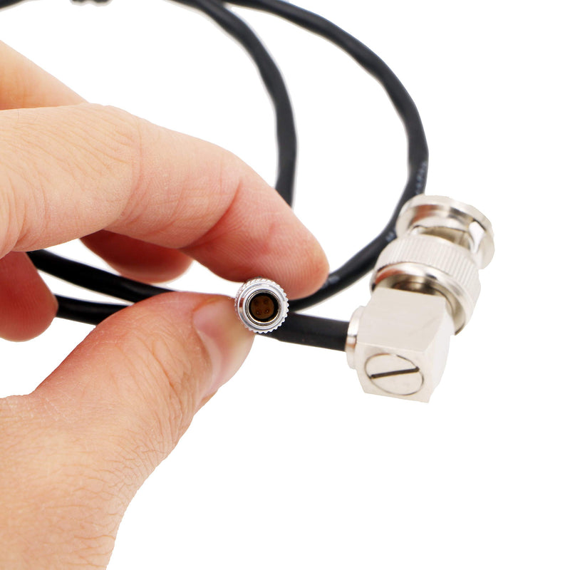 [Australia - AusPower] - Uonecn TIME Code Cable for Zoom F8 4 Pin Male to Right Angle BNC for Red Epic Scarlet. 