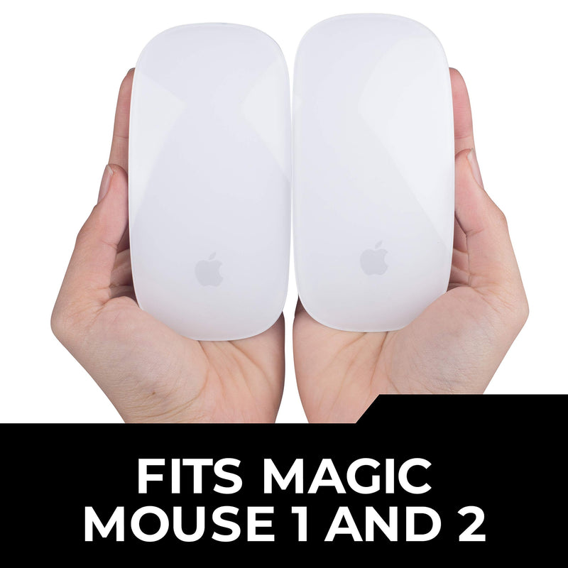 [Australia - AusPower] - Mello Silicone Cushion Compatible with Apple Magic Mouse 1 & 2 (Tuxedo Black) Tuxedo Black 