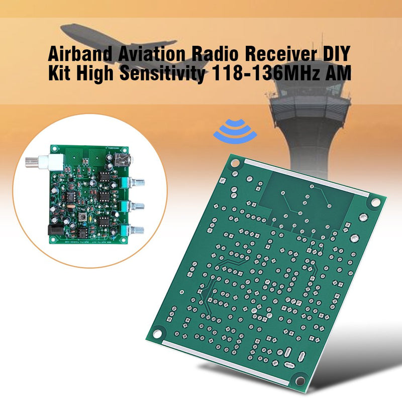[Australia - AusPower] - Tihebeyan Airband Radio Receiver DIY Kit Aviation Band Receiver with High Sensitivity 118-136MHz 