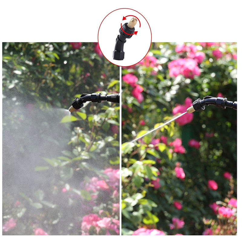 [Australia - AusPower] - Aimela Solid Brass Nozzle, Cone-shaped Adjustable Nozzle, Direct Atomization of Two Models, Suitable for Knapsack Sprayer, Garden Spray, Agricultural Greenhouse Spray Equipment, etc. 