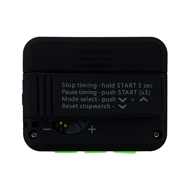 [Australia - AusPower] - Gymboss Plus Interval Timer and Stopwatch Watchstrap - Bundle Black / Green 