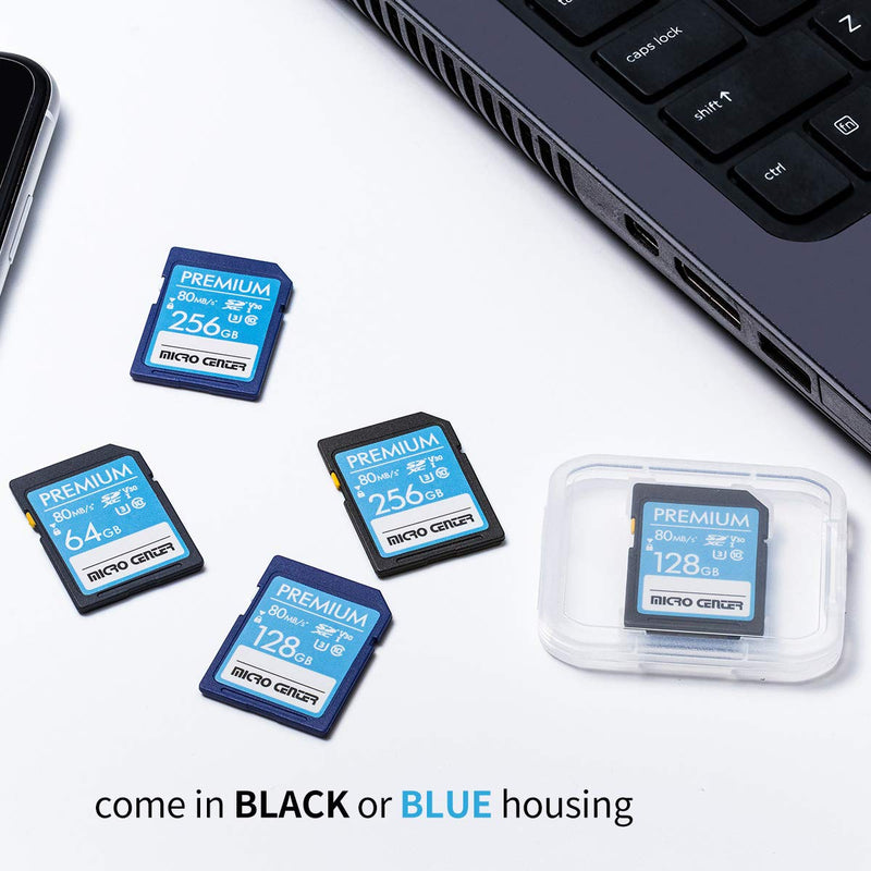 [Australia - AusPower] - Premium 64GB SDXC Card from MicroCenter, Class 10 SD Flash Memory Card UHS-I C10 U3 V30 4K UHD Video R/W Speed up to 80/35 MB/s for Cameras Computers Trail Cams (64GB) 