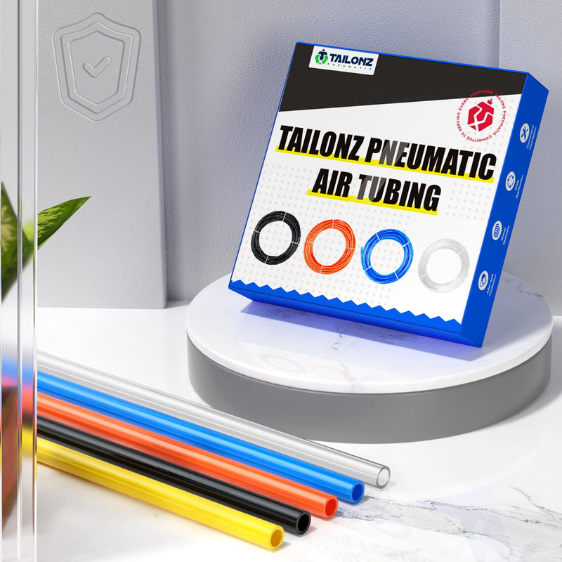 [Australia - AusPower] - TAILONZ PNEUMATIC Blue 6mm OD 4mm ID Polyurethane PU Air Hose Pipe Tube Kit 10 Meter 32.8ft 6mm OD/32.8Ft/10Meter 1 