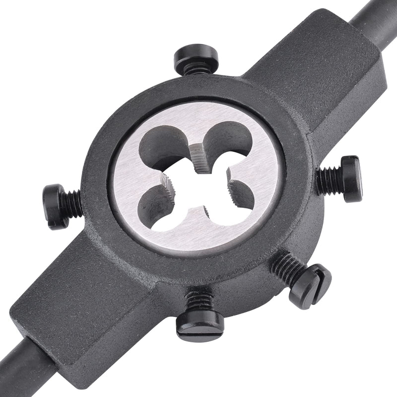 [Australia - AusPower] - Burkit 2pcs Metric M3 Round Threading Die, M3 x 0.5 Machine Thread Die Right Hand 