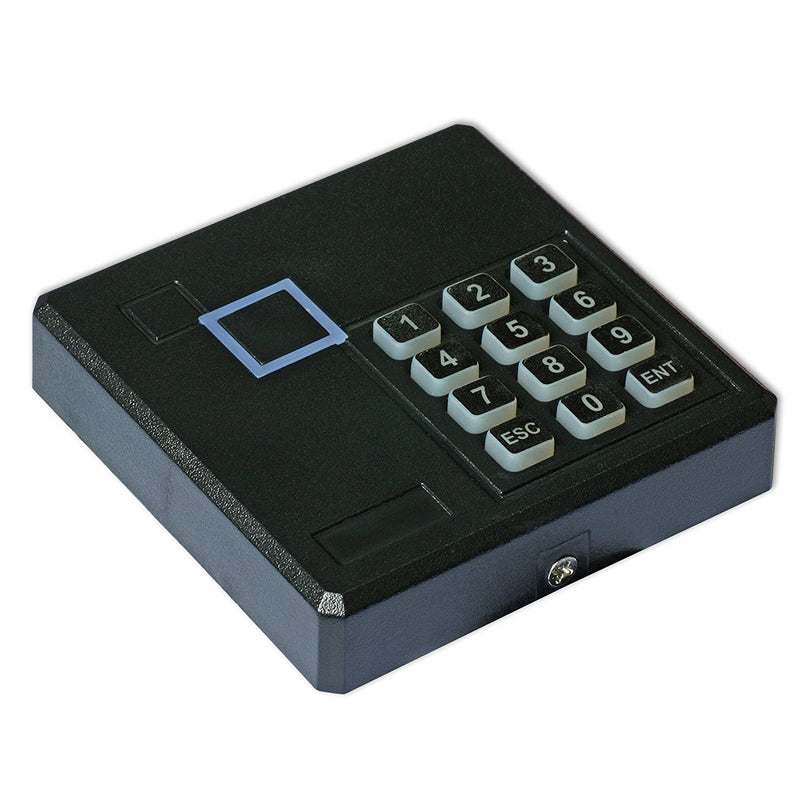 [Australia - AusPower] - Proximity RFID ID Card Door Access Control Keypad Reader 125KHz Wiegand 26/34 Bit Black Color 