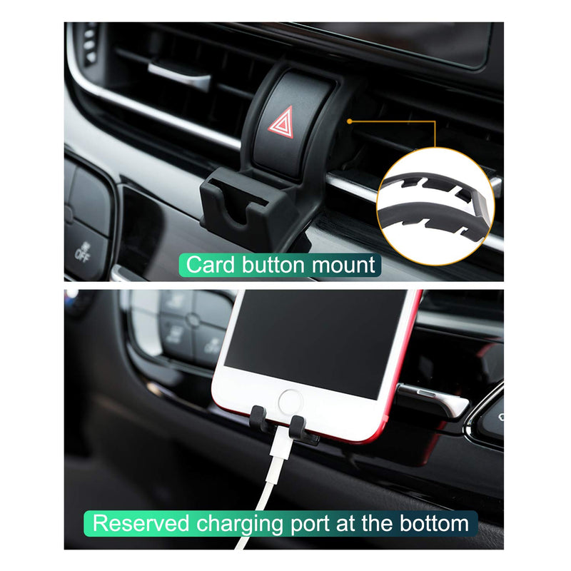 [Australia - AusPower] - 2016-2020 2021 C-HR Phone Mount Compatible with CHR Cell Phone Holder Triangle Stability Principle Design for 4"-6" Phones 