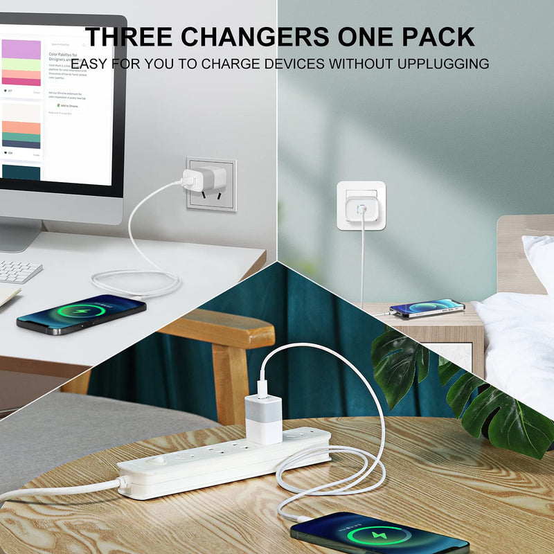 [Australia - AusPower] - Fast USB C Wall Charger,20W PD Charger Block USB-C Power Delivery Wall Charger Adapter Compatible for iPhone 13/13 Mini/13 Pro/13 Pro Max/12 Pro Max/S 