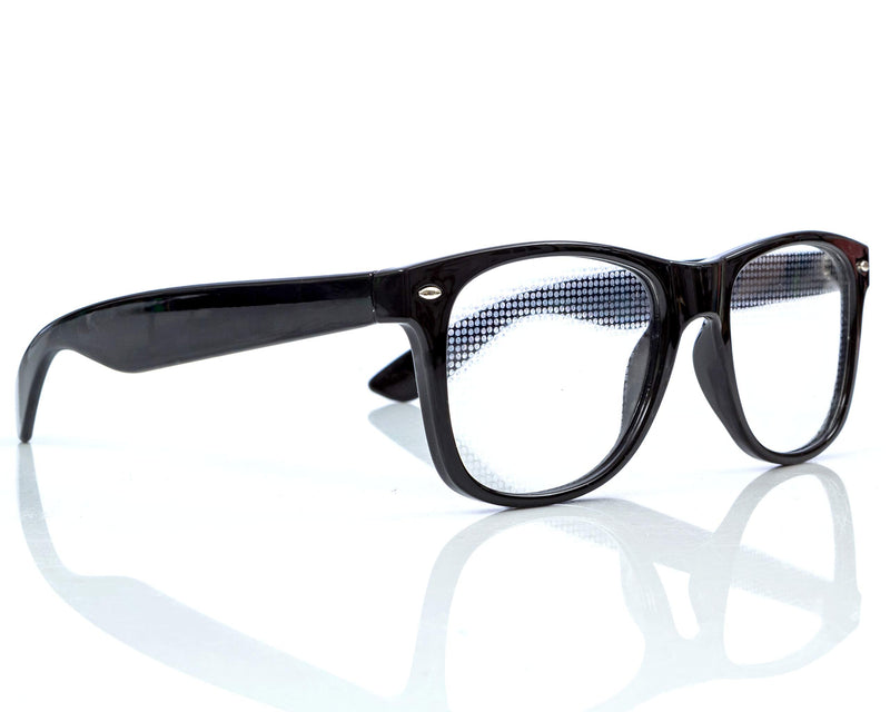 [Australia - AusPower] - Heart Diffraction Glasses - See Hearts - for Raves, Music Festivals, Fireworks, Holiday Lights, and More Black 