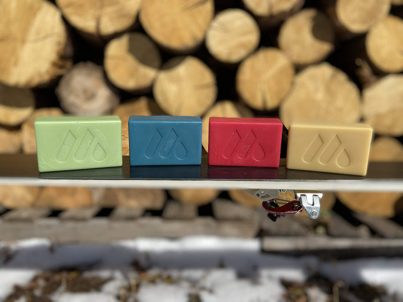 [Australia - AusPower] - mountainFLOW Plant-Based, Biodegradable Ski/Snowboard Wax | All-Temp, Cold, Cool, Warm | Great Glide + Durability | 0% Petroleum! ALL TEMP: 8 TO 30F 