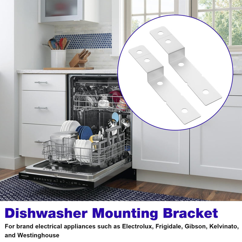 [Australia - AusPower] - 154477201 DWBRACKIT1 Dishwasher Mounting Bracket For Electrolux Frigidaire Dishwashers 154806601,154806602,2691713 