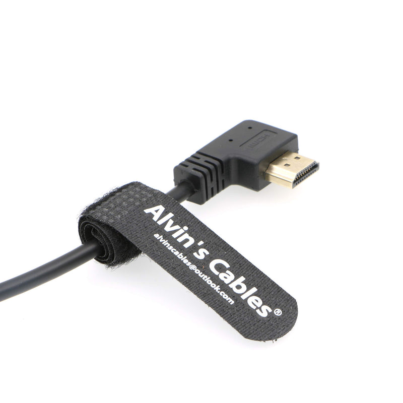 [Australia - AusPower] - Alvin's Cables Z CAM E2 L Shape 2.0 HDMI Cable for Portkeys BM5 Monitor 90 Degrees up to Right Angle Down 30cm 11.8in/30cm 