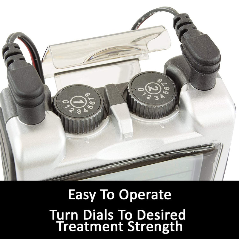 [Australia - AusPower] - TENS 7000 Digital TENS Unit With Accessories - TENS Unit Muscle Stimulator For Back Pain, General Pain Relief, Neck Pain, Muscle Pain 