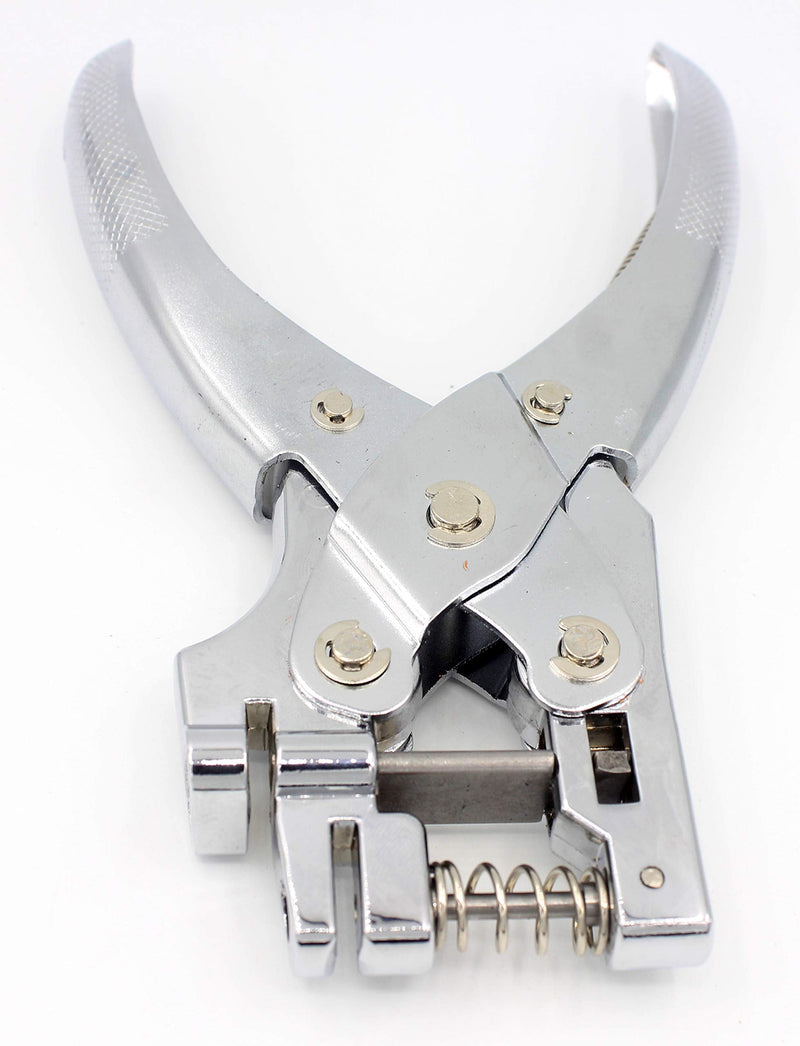 [Australia - AusPower] - Kucaa Round & Slot 2 in 1 Hole Punch Handheld Pliers for Paper PVC Card ID Card Badge (3mm Round & Slot) 3mm Round & Slot 