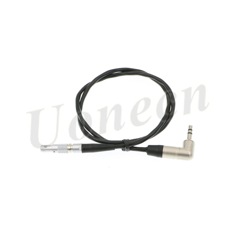 [Australia - AusPower] - Uonecn Red Epic time Code line 00B 4 pin Male to Easync Synchronize Right Angle 3.5mm Audio Head 
