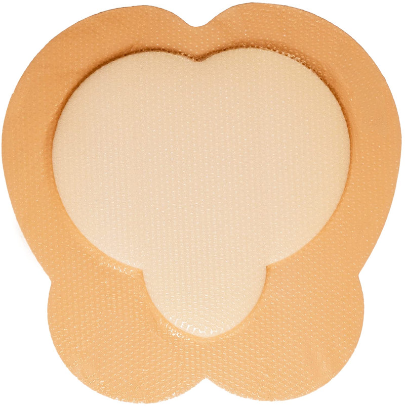 [Australia - AusPower] - Sacral Ultra-Absorbent Silicone Foam Dressing 9.2" X 9.2" Box of 5; Sterile; Wound Dressing By Areza Medical 
