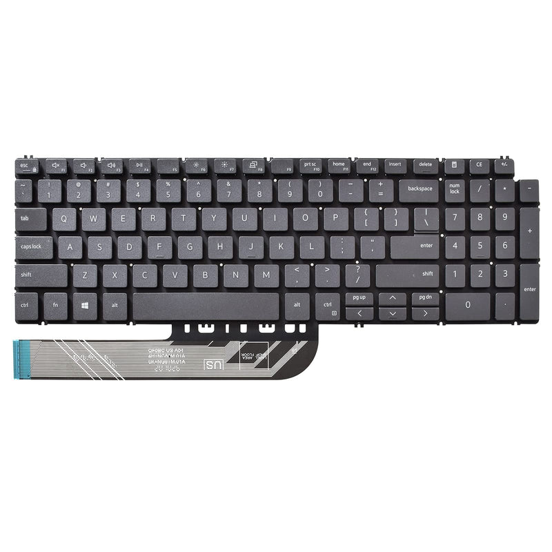[Australia - AusPower] - SUNMALL Replacement Keyboard Compatible with Dell Inspiron 15 5501 5502 5508 5584 5590 5593 5594 5598.Inspiron 15 3501 3502 3505.Inspiron 15 7000 7590 7591 7791 Latitude 3510 US Layout No Backlit 