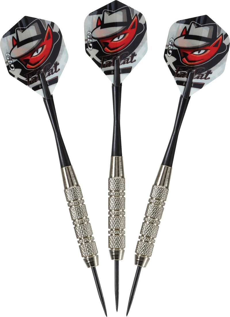 [Australia - AusPower] - Fat Cat Darts in a Jar: Steel Tip Darts with Storage/Travel Container, 20 Grams (Pack of 15, 21 and 27 Darts) Jar with 15 Darts 