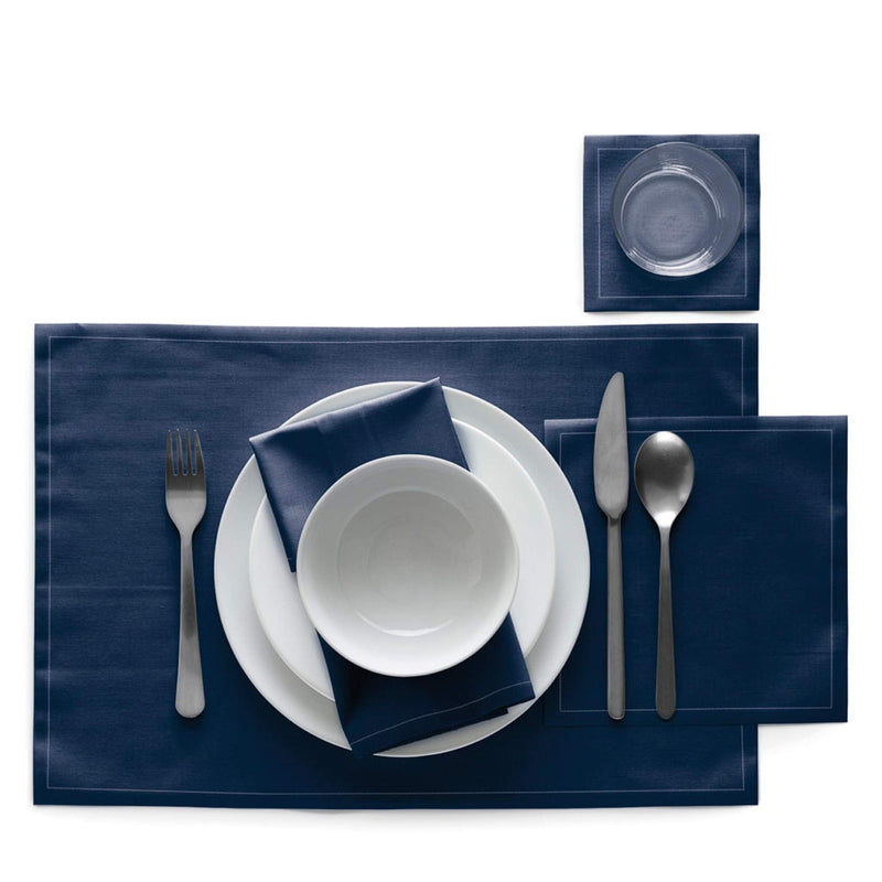 [Australia - AusPower] - Cotton Cocktail Napkin - 4.5 x 4.5 in - 50 units per roll - Petrol Blue 