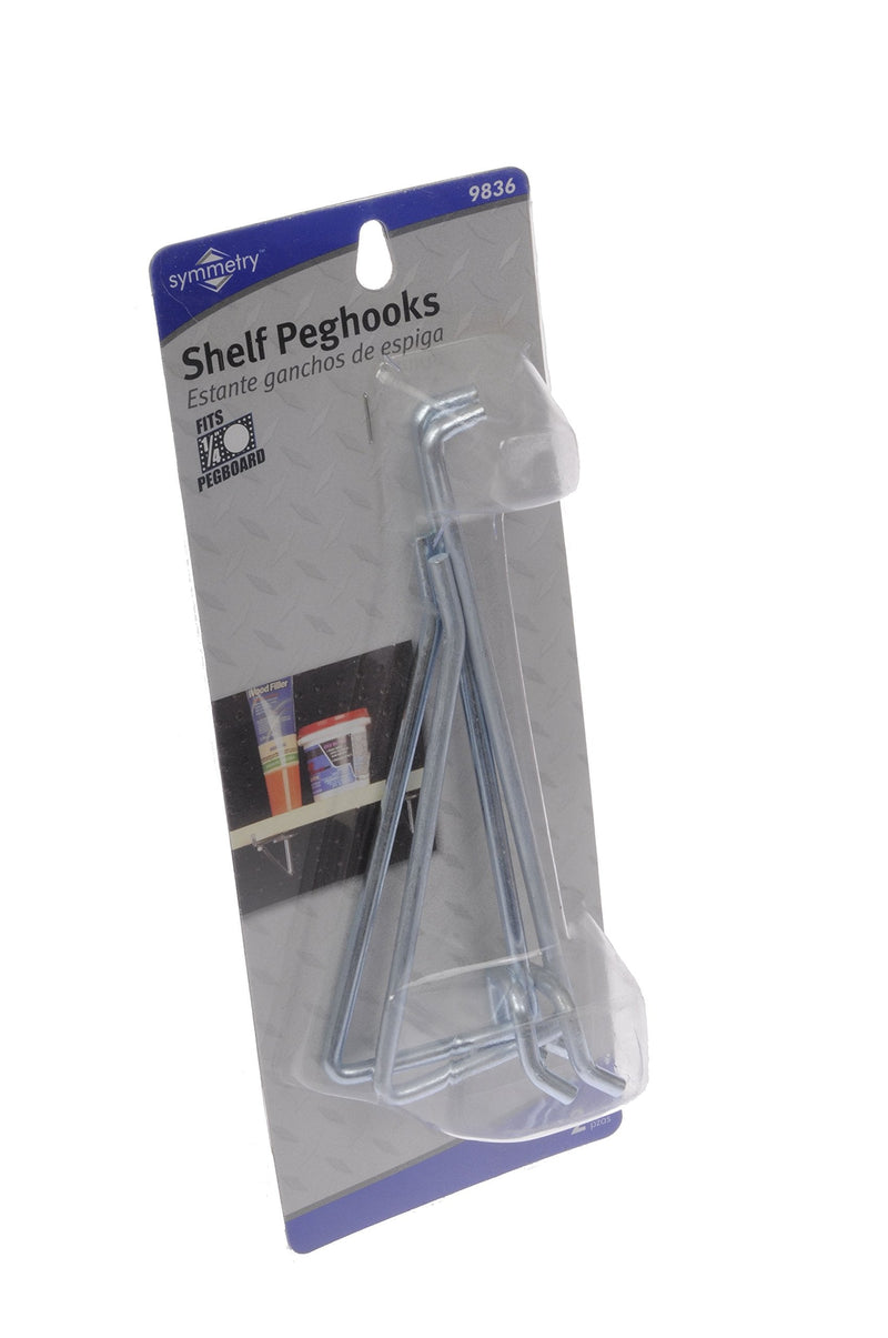 [Australia - AusPower] - Dorman Hardware 4-9836 6-Inch Shelf Peghooks, Pack of 2 6" Shelf Hooks 2-Pack 