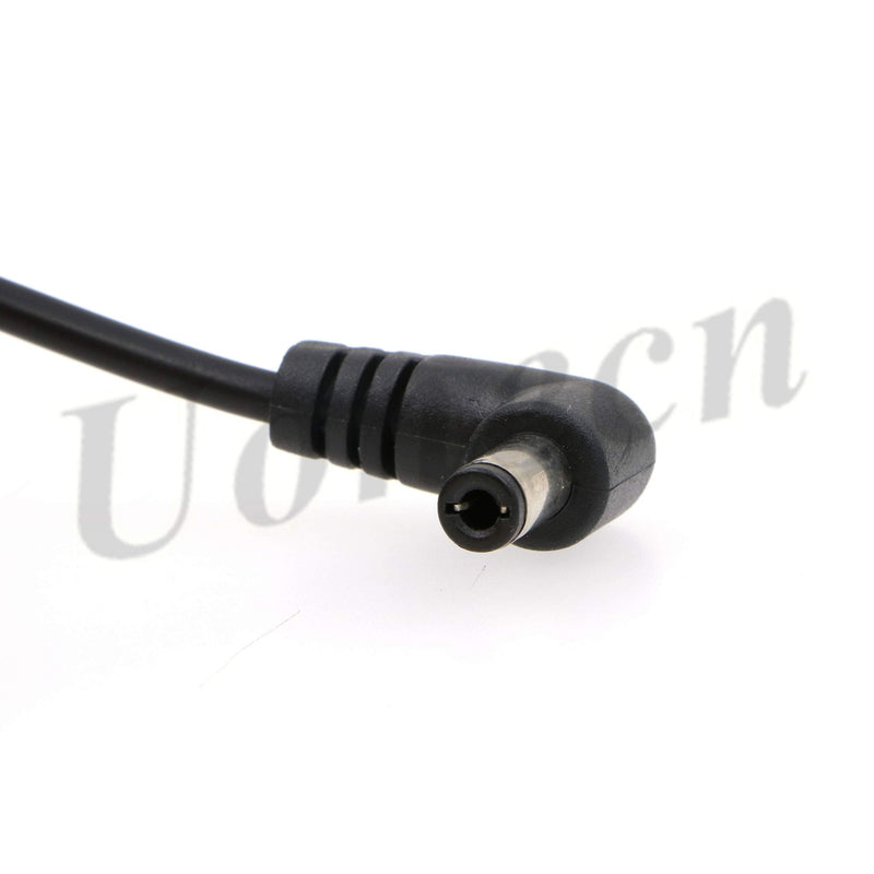 [Australia - AusPower] - Uonecn Right Angle DC Male to 2 Pin Male Teradek Bolt Power Cable for Transmitter Tilta Battery Plate on The FS7 