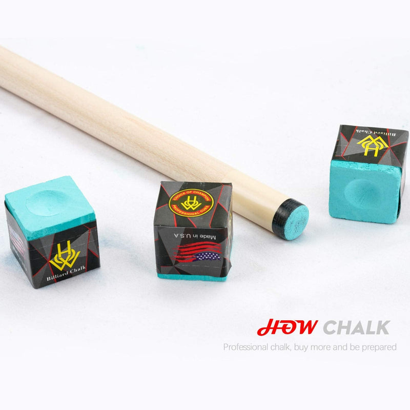 [Australia - AusPower] - KONLLEN How Pool Cue Chalk Cubes, 2-Pack - Table Billiards Stick Bulk Supplies, Equipment, Accessories - Games, Tournaments, Bars, Home, Sports & Hobbies Dry 