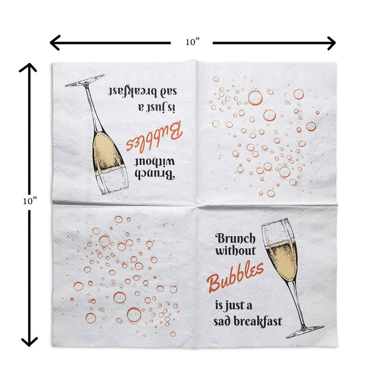 [Australia - AusPower] - 30 Cocktail Napkins. Disposable Paper Beverage Napkins for your Bar, Happy Hour, Brunch, Mimosas, Wine Parties, Bachelorette, Easter, Birthdays and Holidays. Great Gift or Stocking Stuffer- 30ct. 