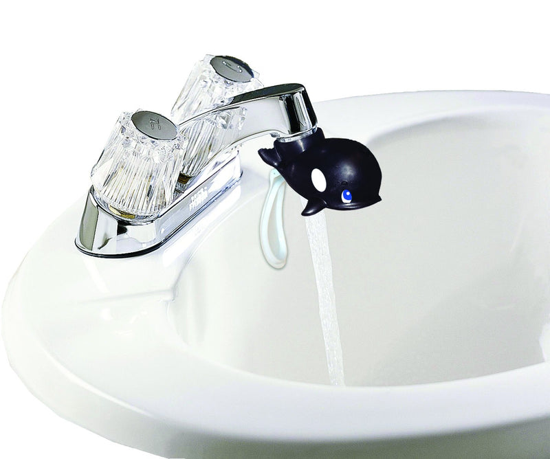 [Australia - AusPower] - Jokari Whale Bathroom Faucet Water Fountain Attachment. Fun Animal Design to Make Teeth Brushing and Rinsing Fun (2) 2 