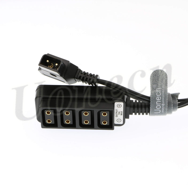 [Australia - AusPower] - Uonecn Power Cable for ARRI RED Cameras TILTA Steadicam IDX Battery 4 Port D-Tap Female to D-tap B-Type Male 