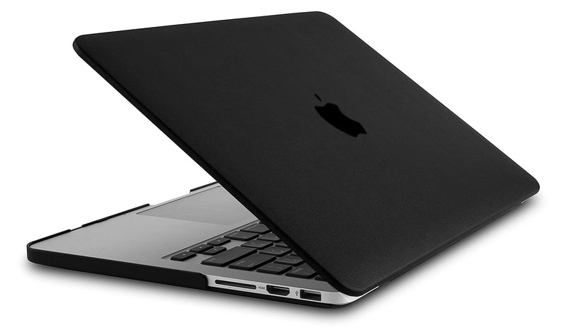 [Australia - AusPower] - KECC Compatible with MacBook Pro 13 inch Case 2020-2016 with Touch Bar A2338 M1 A2289 A2251 A2159 A1989 A1706 A1708 Italian Leather Hard Shell (Black Leather) Black Leather 
