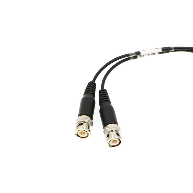 [Australia - AusPower] - Uonecn Sound Devices XL-LB2 Timecode Input Output Cable 5 Pin Male to BNC Straight 5 Pin to BNC 